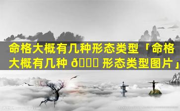 命格大概有几种形态类型「命格大概有几种 🕊 形态类型图片」